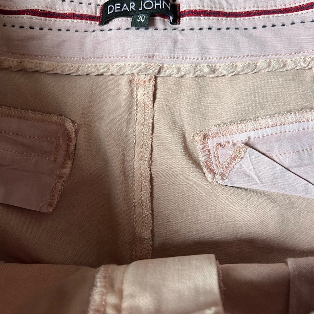 Dear John Women's Light Pink Bermudas size 30 - Picture 12 of 13